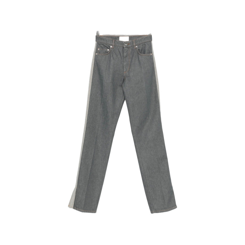 Sportmax Side-stripe Split-hem Jeans