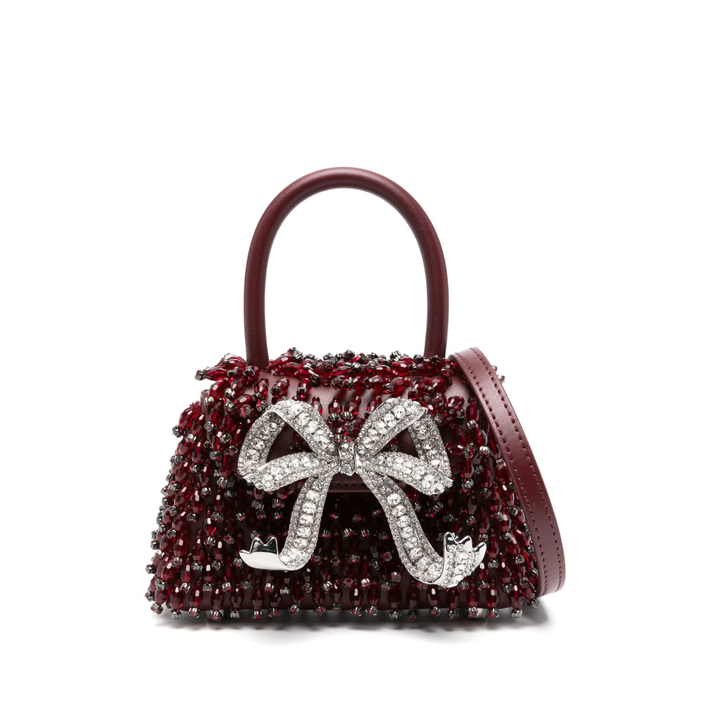 Self Portrait Crystal-embellished Mini Bag