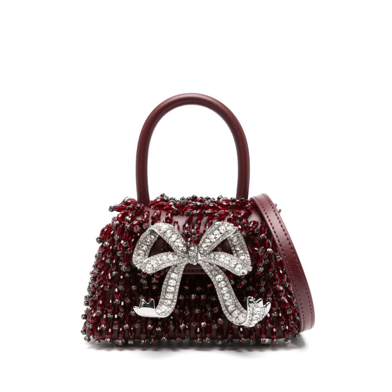 Self Portrait Crystal-embellished Mini Bag