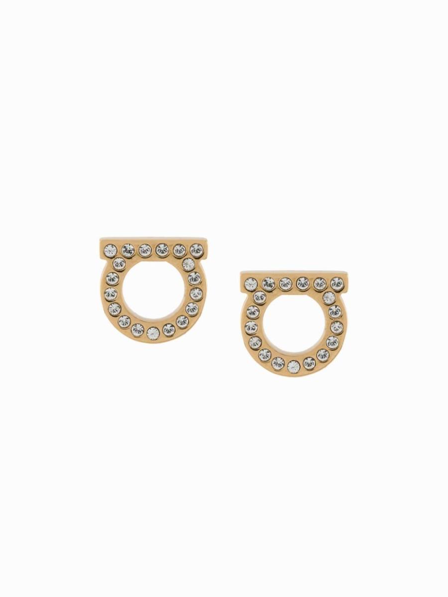 Gancini embellished earrings