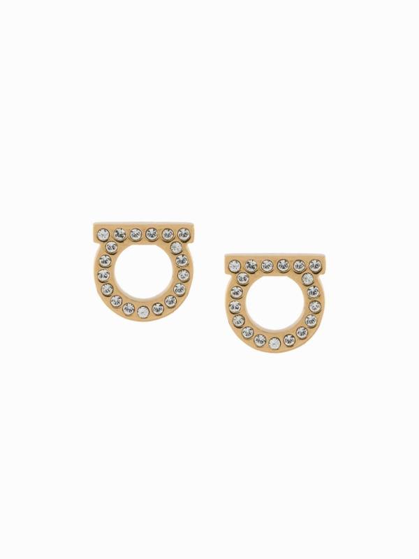 Gancini embellished earrings