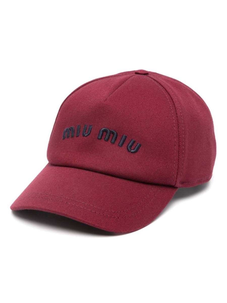 logo-embroidered baseball cap