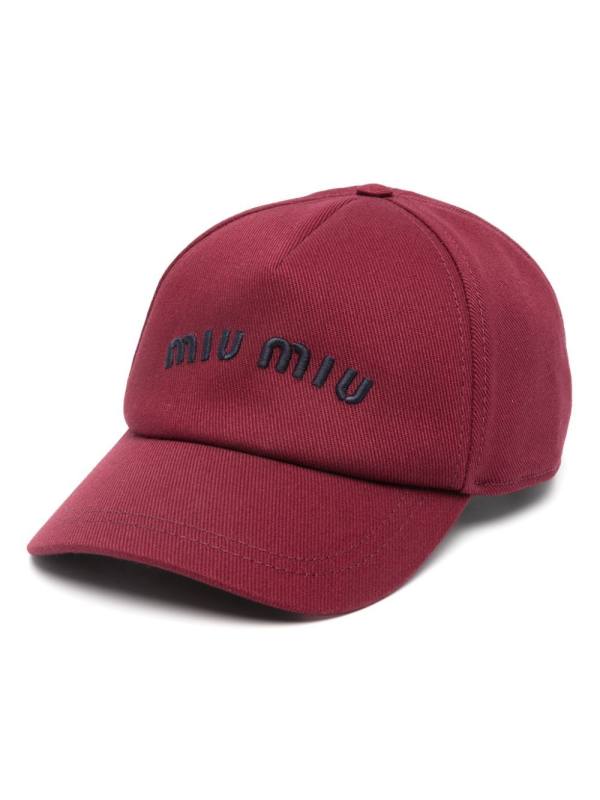logo-embroidered baseball cap