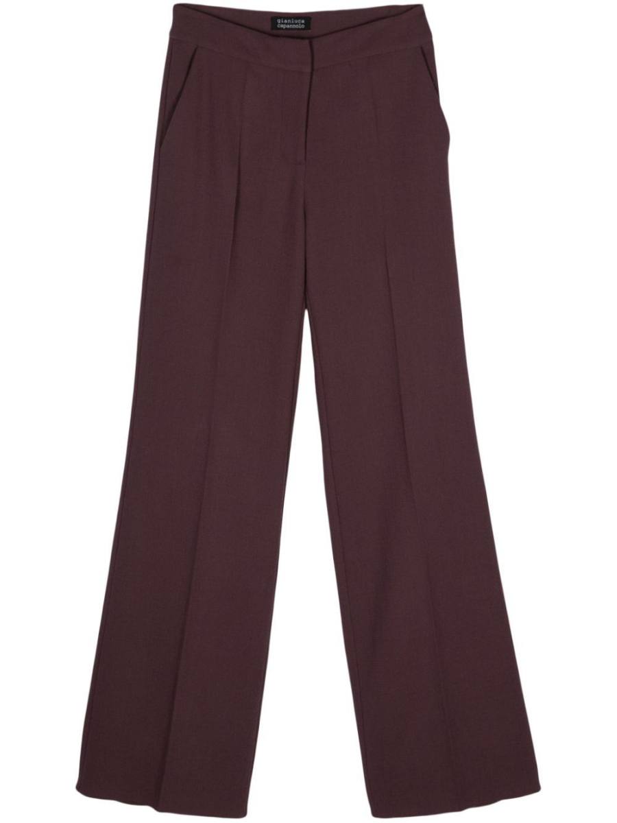 straight-leg trousers