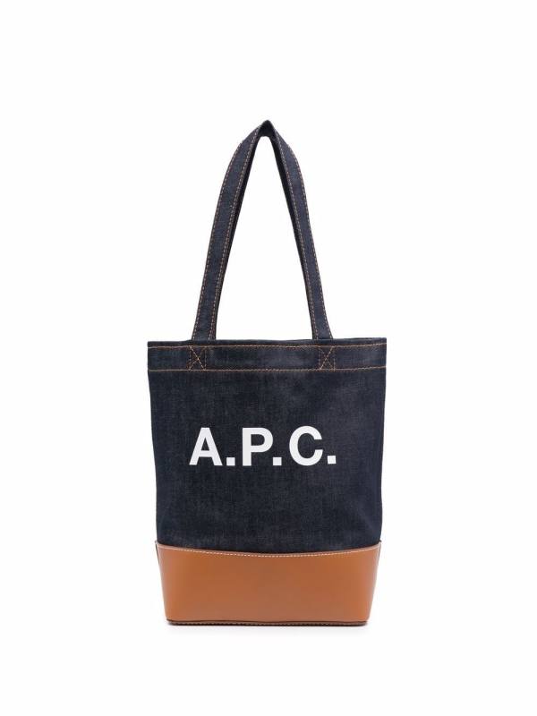 logo-printed tote