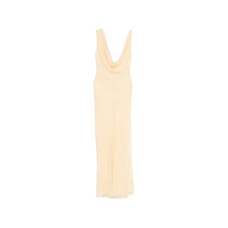 The Andamane Minerva Cowl-neck Maxi Dress