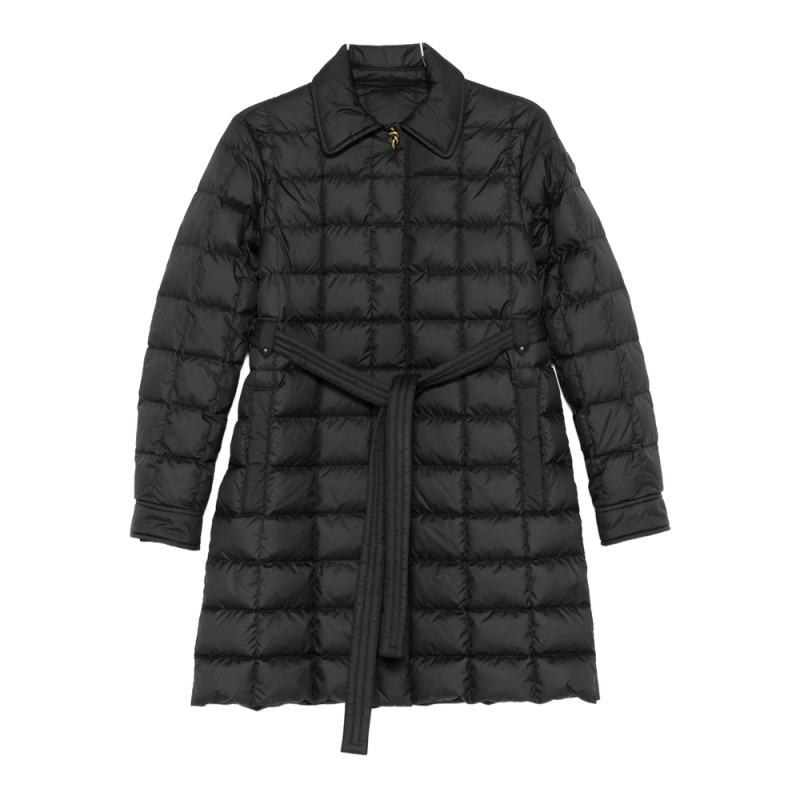 Moncler Quilted Belted Coat