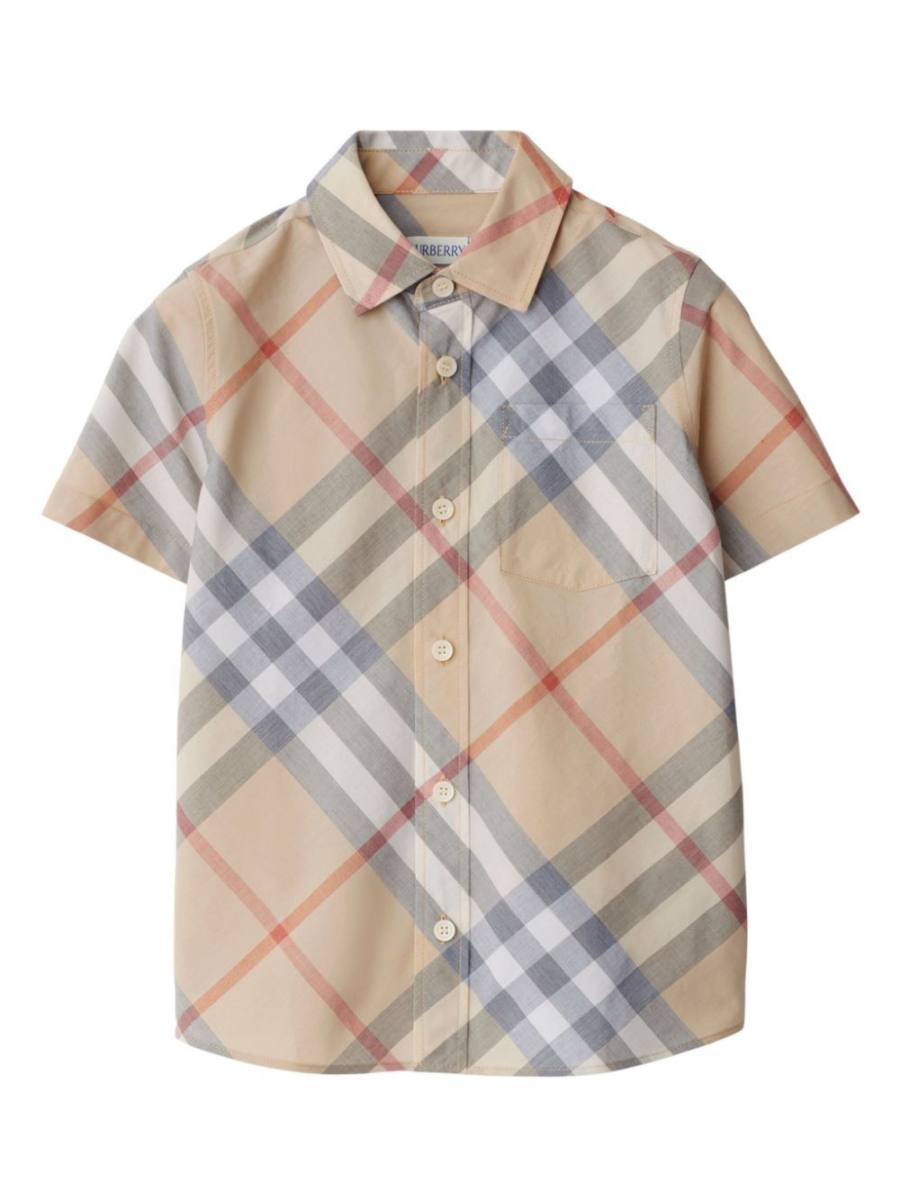 check cotton shirt