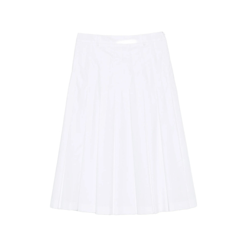 Vivetta Pleated Midi A-line Skirt