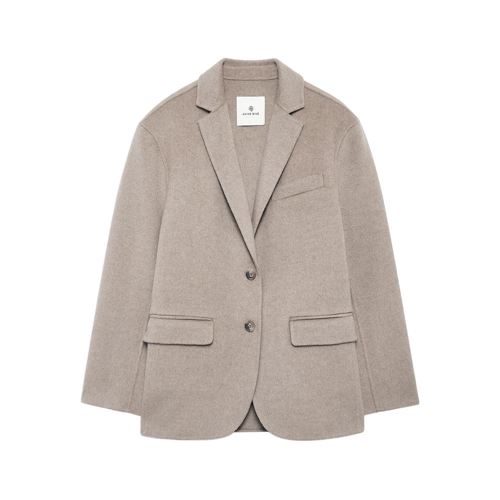 Anine Bing Single-breasted Long-sleeve Blazer