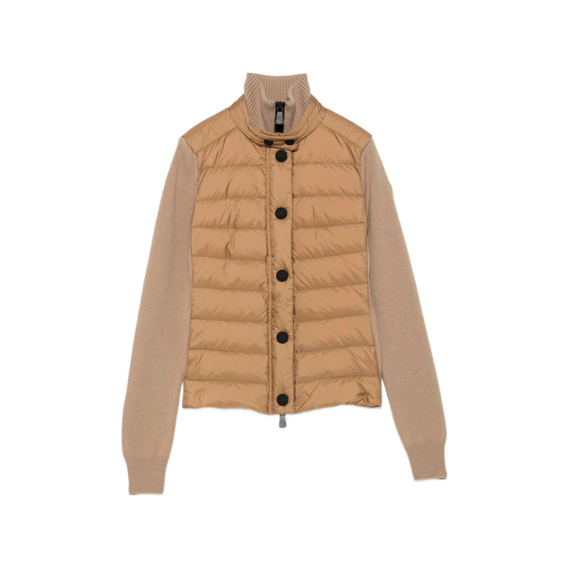 Moncler Grenoble Quilted-panel High-neck Jacket