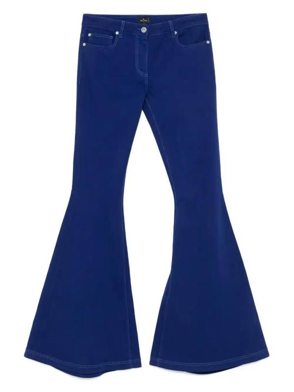 Pegaso-embroidered trousers