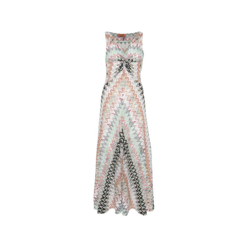 Missoni Sleeveless Zigzag Maxi Dress