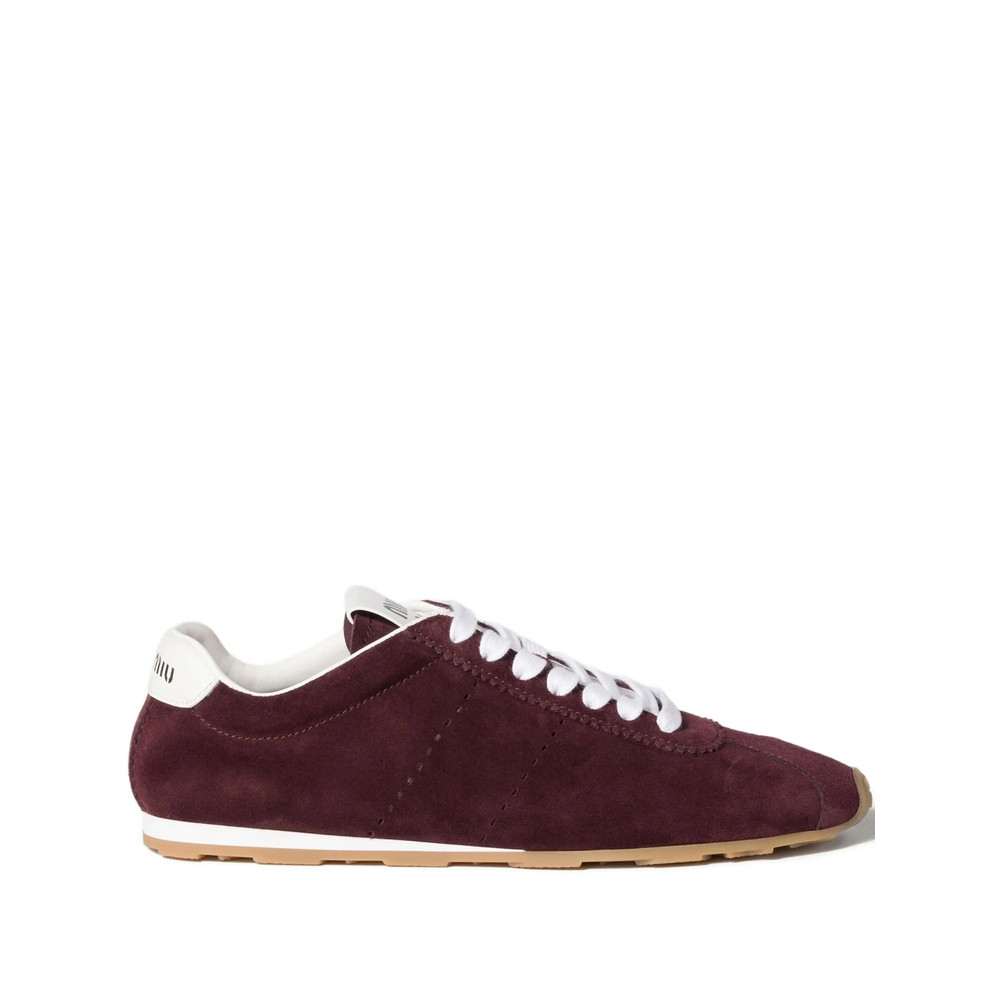 Miu Miu Plume Suede Sneakers