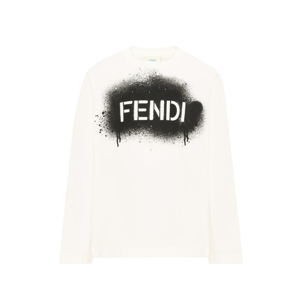 Fendi Logo-print Long-sleeve T-shirt