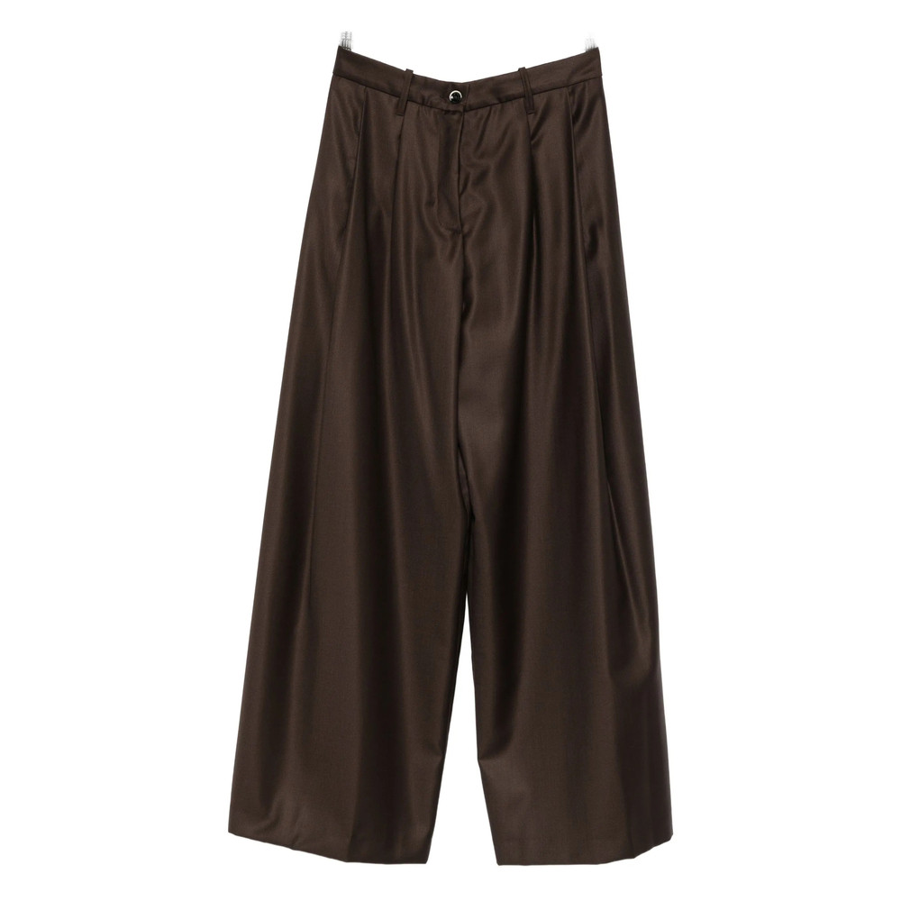 Nine In The Morning Pleated Palazzo Trousers