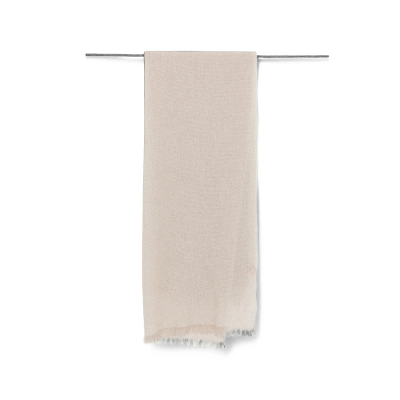 D'aniello Fringed Metallic Scarf