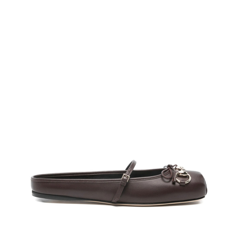 Gucci Horsebit Strap Ballet Flats