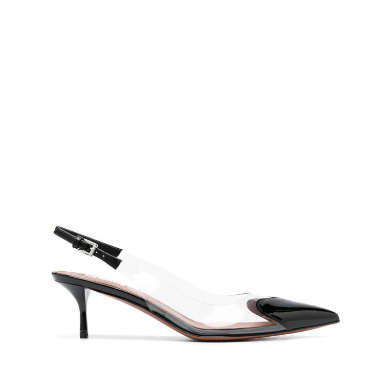Alaïa 55mm Pointed Leather Pumps