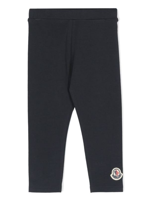logo-patch stretch-cotton legging