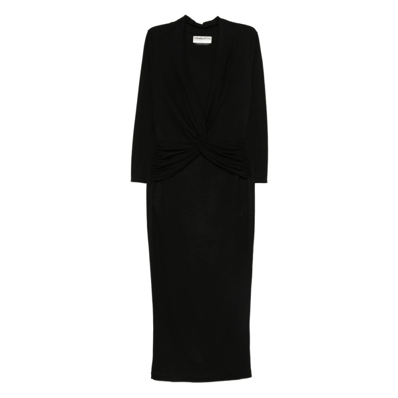 Chiara Boni Twist-detail Midi Dress