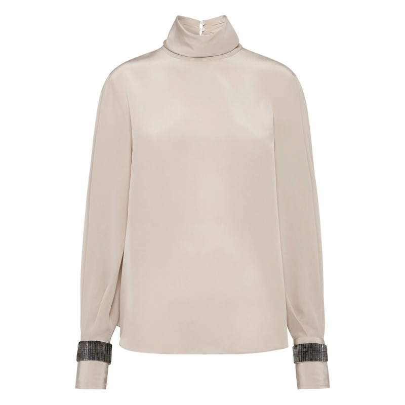 Brunello Cucinelli Crêpe De Chine Blouse