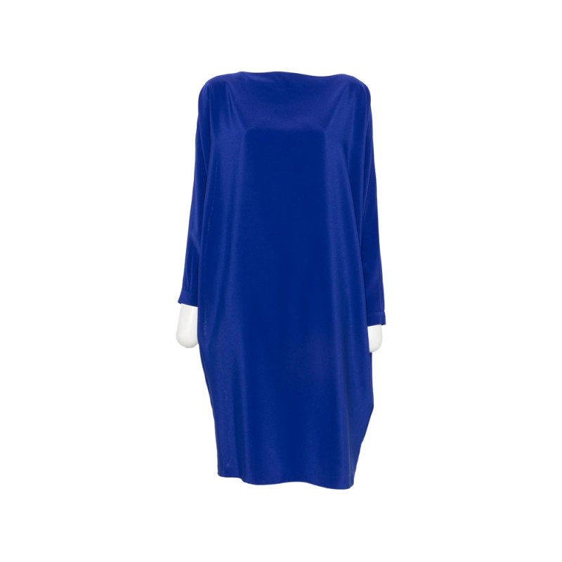 Gianluca Capannolo Margarita Slit-sleeve Boat-neck Midi Dress