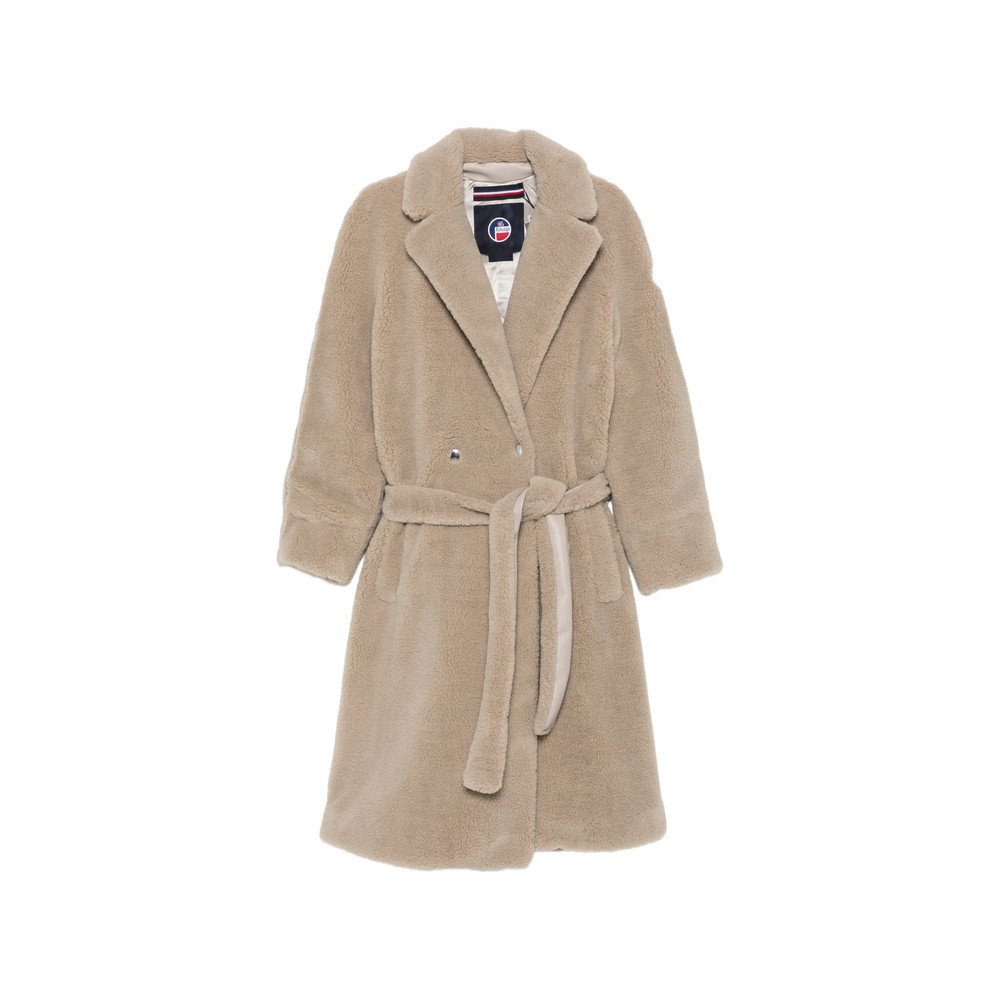 Fusalp Belted Faux-shearling Coat