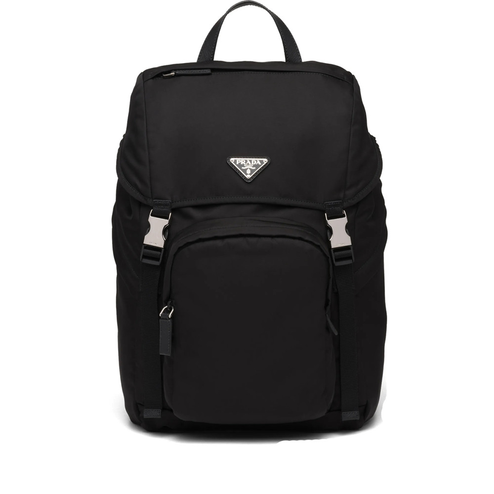 Prada Logo-plaque Multi-pocket Backpack