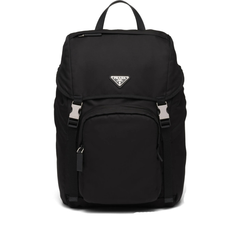 Prada Logo-plaque Multi-pocket Backpack
