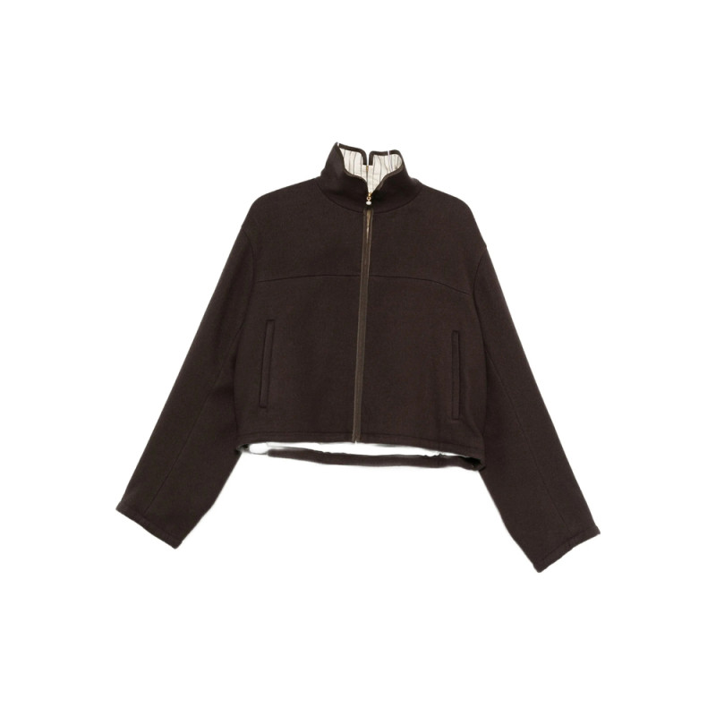 Carven High-neck Zip-front Jacket