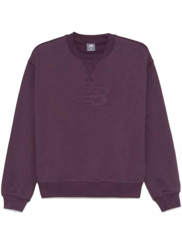 logo-embossed sweatshirt