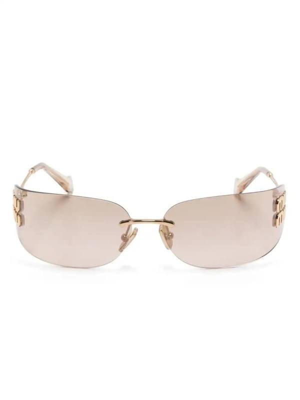 logo-plaque sunglasses