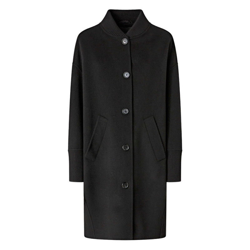 Pinko Wool Buttoned-up Coat