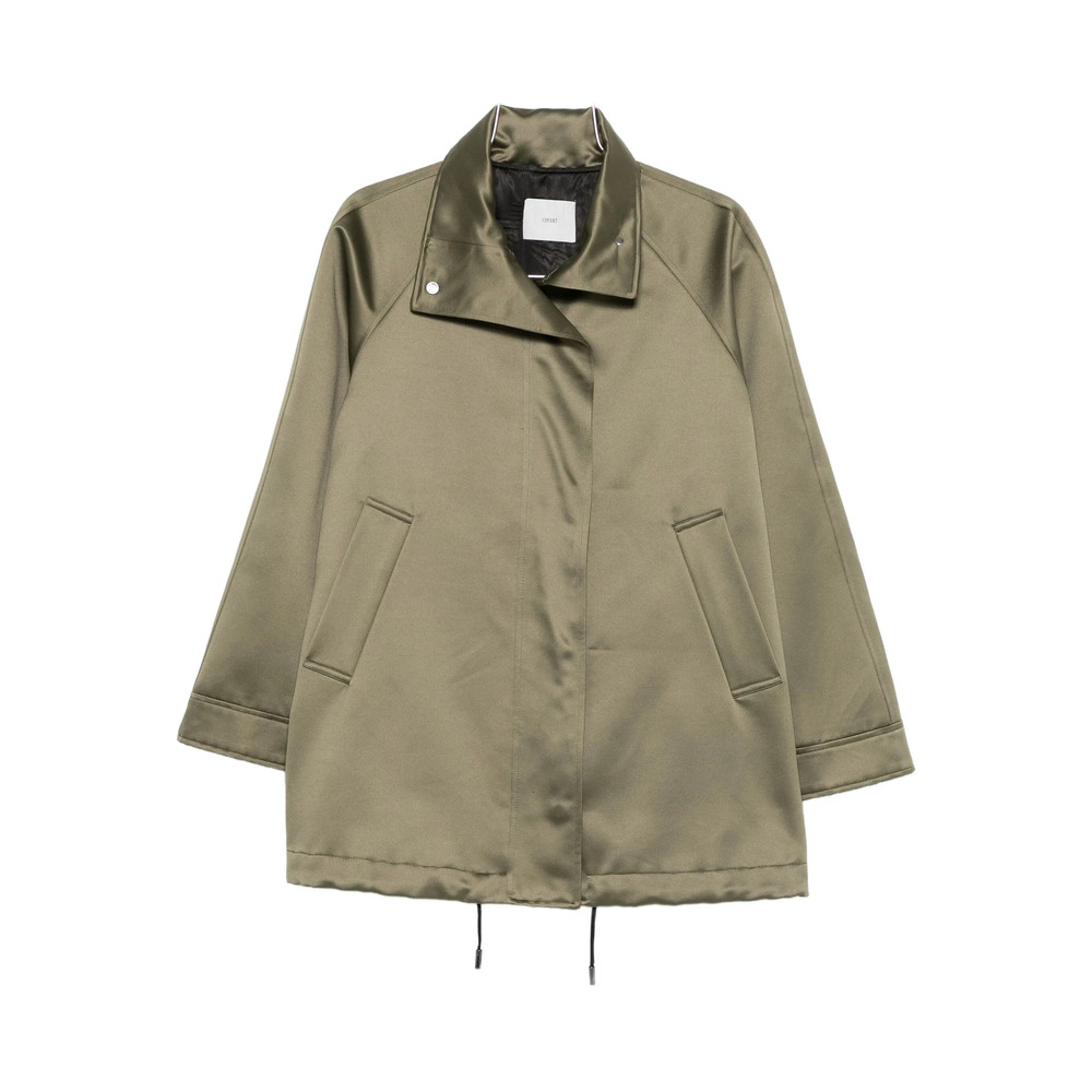 Covert Drawstring-hem Jacket