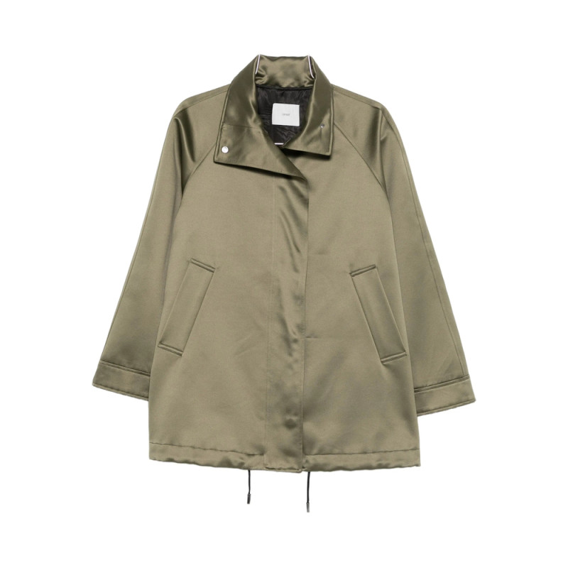 Covert Drawstring-hem Jacket