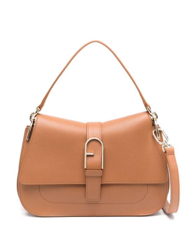 Flow leather tote bag