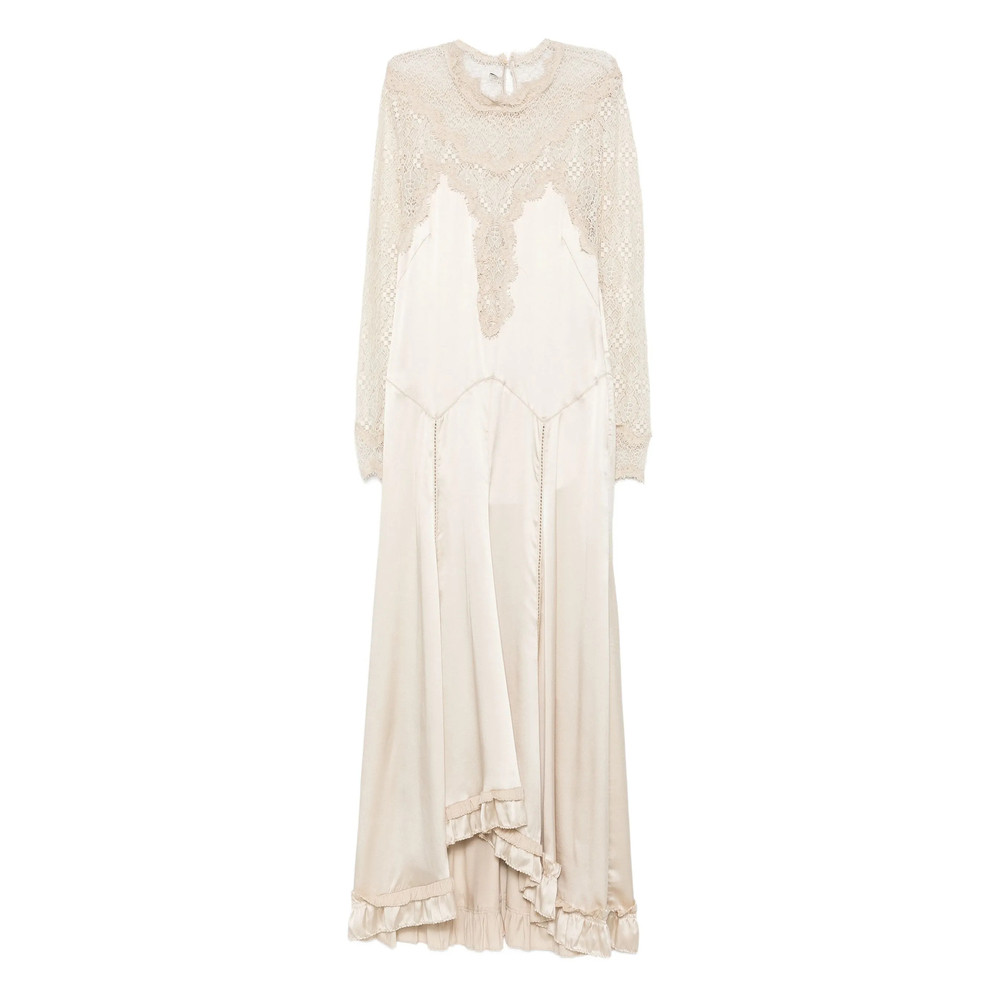 Isabel Marant Lace Ruffle-detail Dress