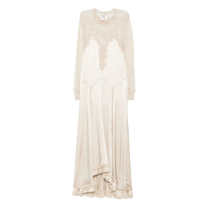Isabel Marant Lace Ruffle-detail Dress