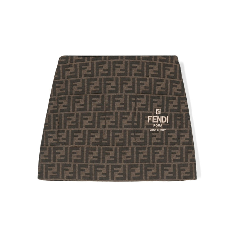 Fendi FF Jacquard Skirt