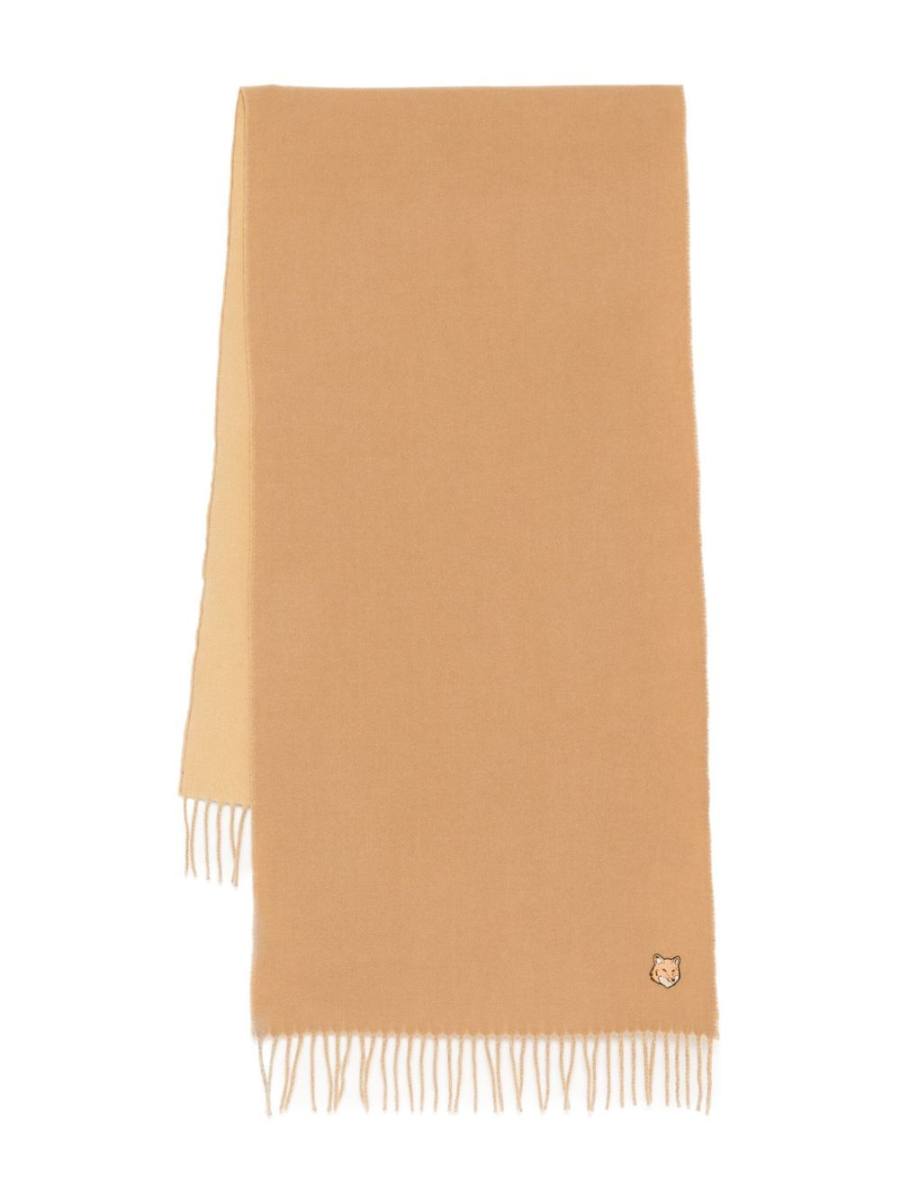 Bold Fox head patch scarf