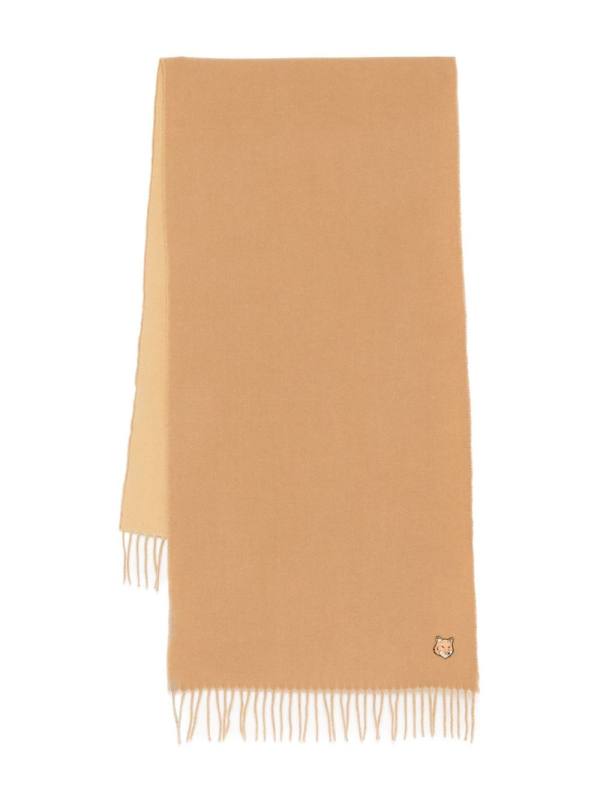 Bold Fox head patch scarf