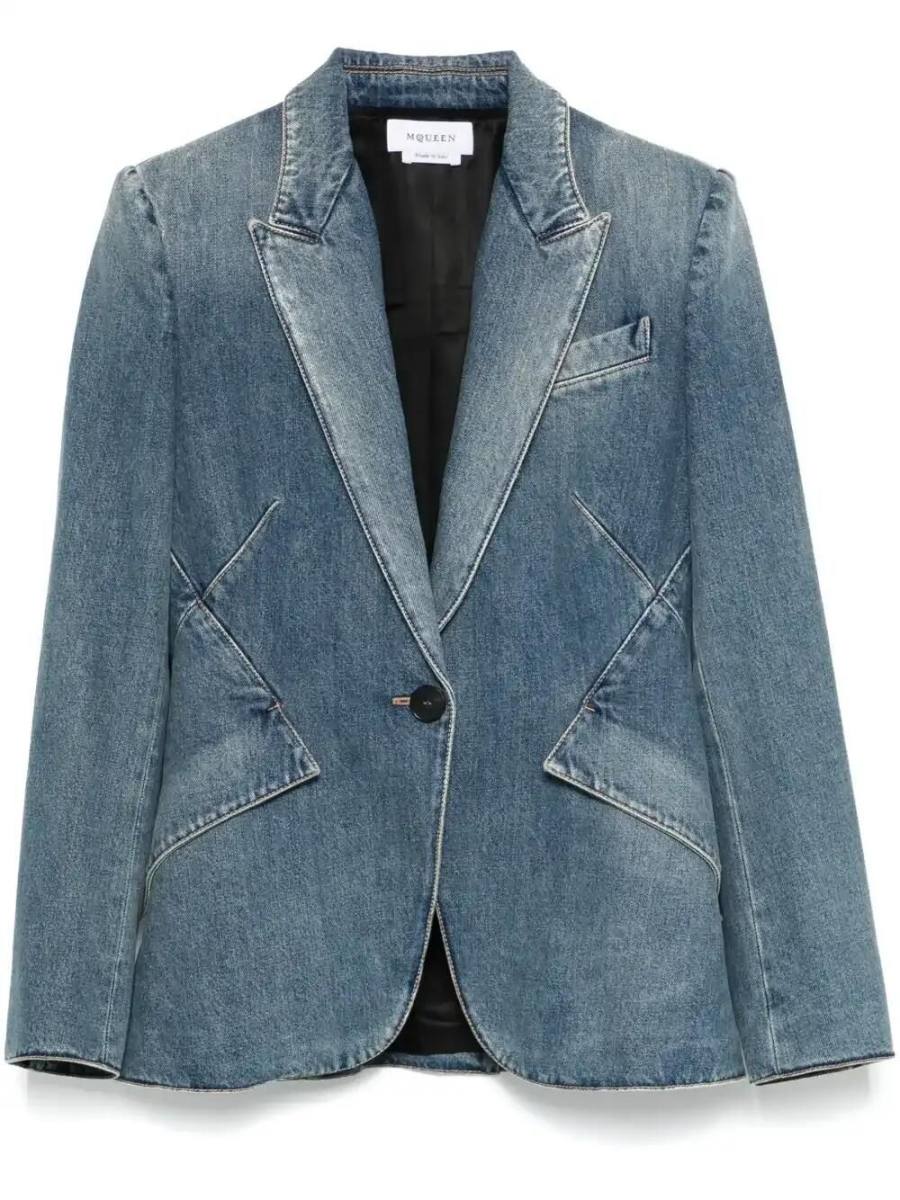 denim blazer