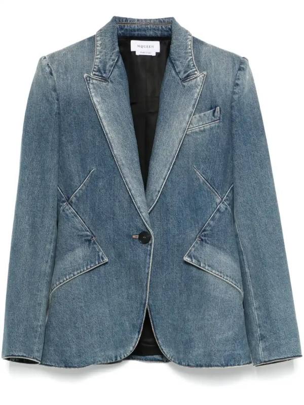 denim blazer