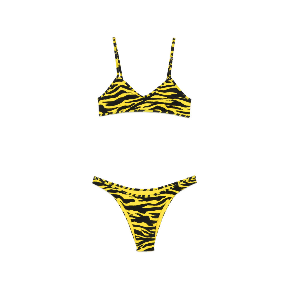The Attico Tiger-print Bikini