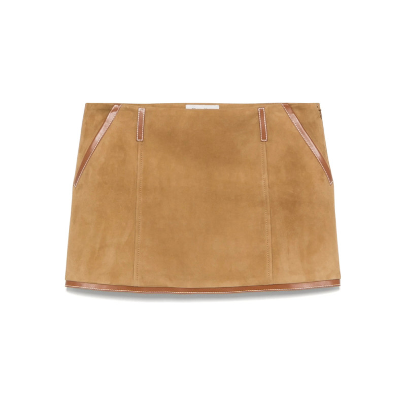 Miu Miu Logo-patch Mini Skirt