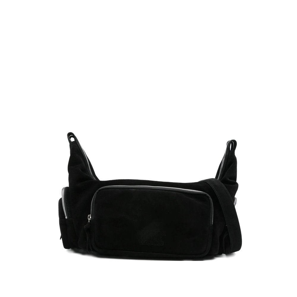 Margesherwood Logo-embossed Suede Crossbody Bag