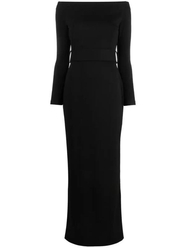 long-sleeve long dress