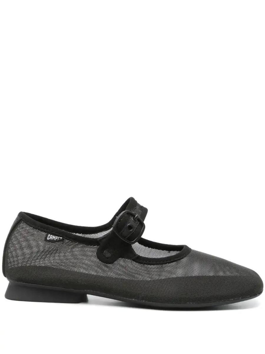 mesh ballerina shoes