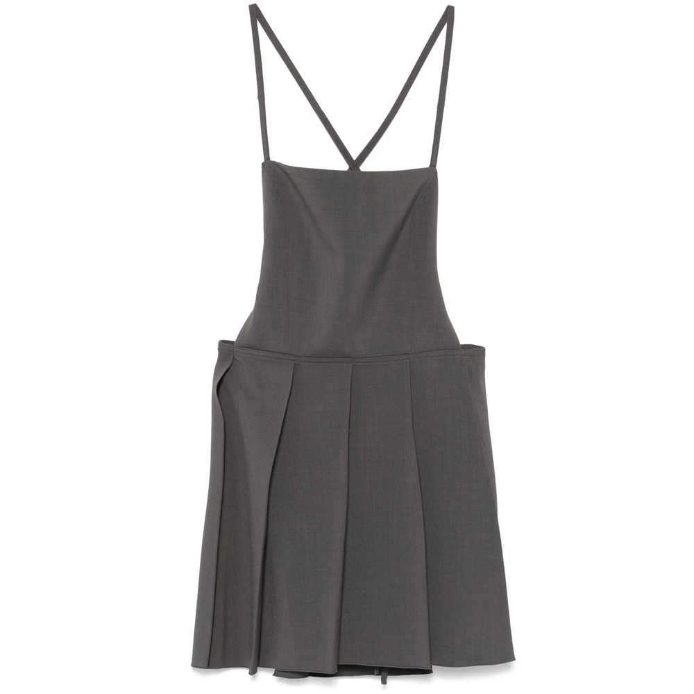 Low Classic Pleated Mini Dress